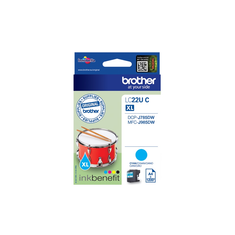 Cartuccia BROTHER originale  LC-22UC
