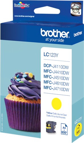 Cartuccia BROTHER originale  LC-123Y