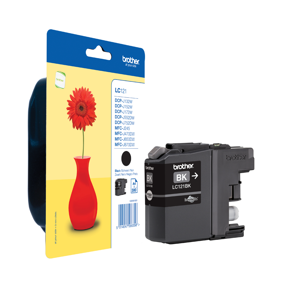 Cartuccia BROTHER originale  LC-121BK