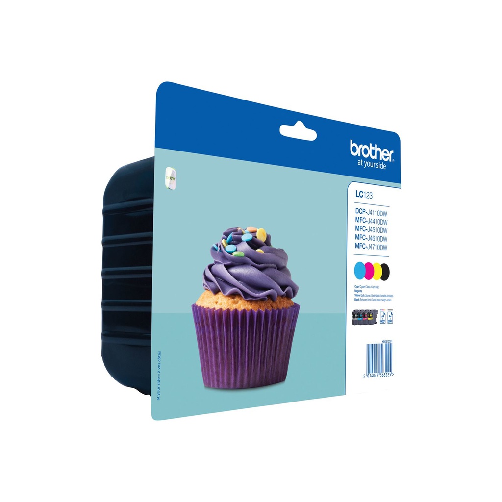 Cartuccia BROTHER originale  LC-123VALBP