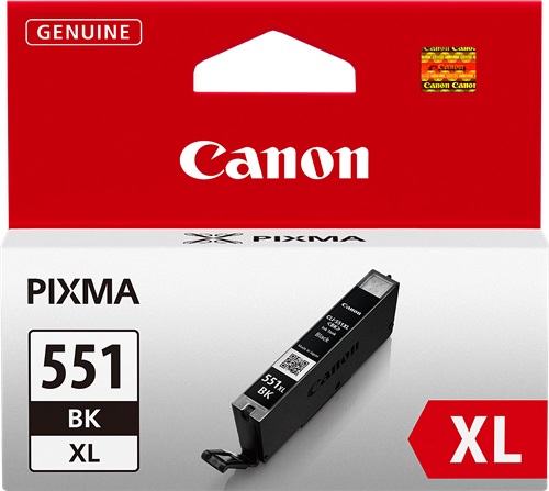 Cartuccia CANON originale  6443B001, CLI-551BK XL