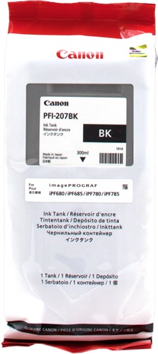 Cartuccia CANON originale  8789B001, PFI-207BK