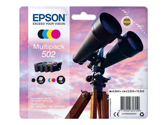 Cartuccia EPSON originale  502, C13T02V64010