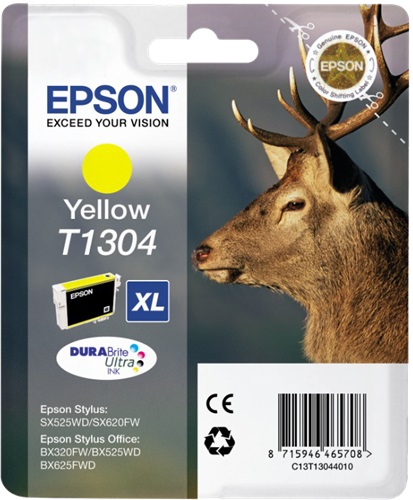 Cartuccia EPSON originale  C13T13044010, C13T13044012, T1304