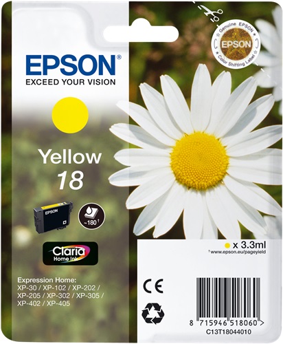 Cartuccia EPSON originale  18, C13T18044010, C13T18044012