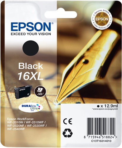 Cartuccia EPSON originale  16XL, C13T16314010, C13T16314012