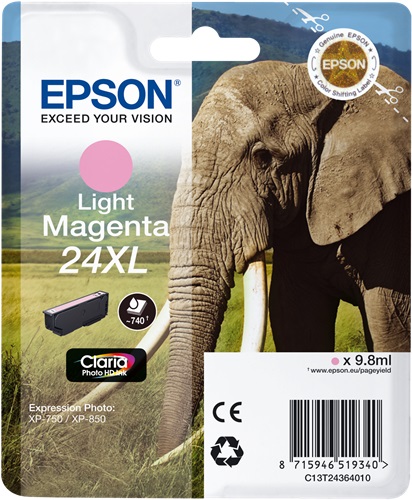 Cartuccia EPSON originale  24XL, C13T24364010, C13T24364012