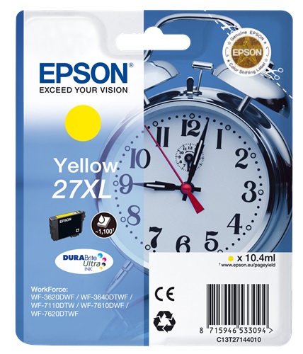 Cartuccia EPSON originale  27XL, C13T27144010, C13T27144012