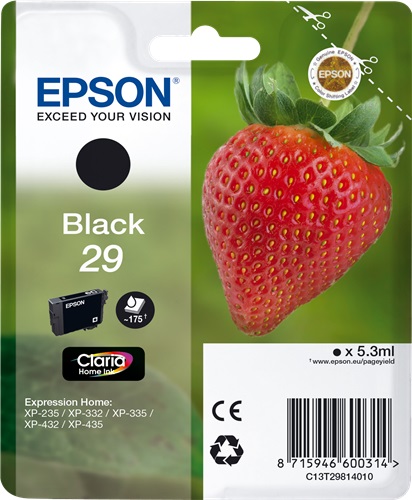 Cartuccia EPSON originale  29, C13T29814010, C13T29814012