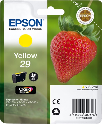 Cartuccia EPSON originale  29, C13T29844010, C13T29844012