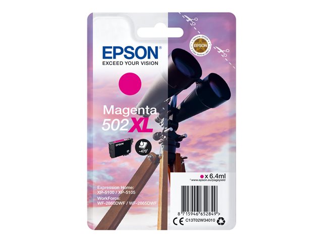 Cartuccia EPSON originale  502XL, C13T02W34010