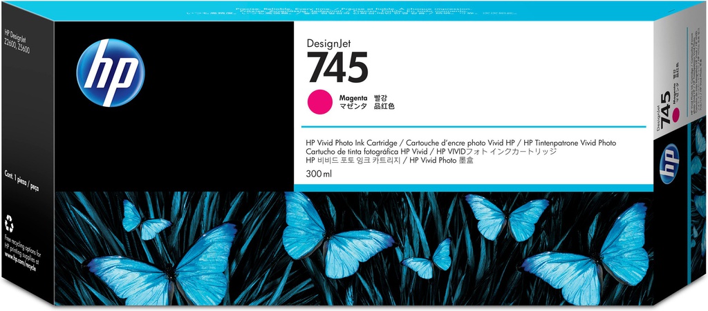 Cartuccia HP originale  745, F9K01A