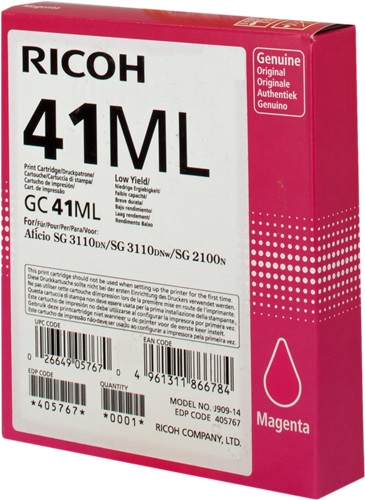 Cartuccia RICOH originale  405767, GC-41ML