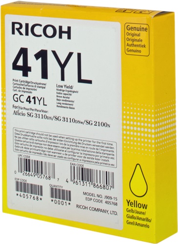 Cartuccia RICOH originale  405768, GC-41YL