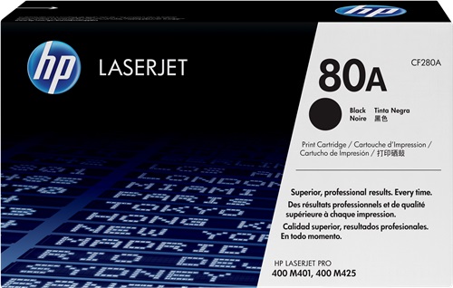 Toner Laser Originale HP  80A, CF280A