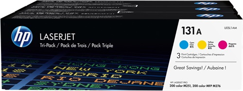 Toner Laser Originale HP  131A 3-PACK, U0SL1AM