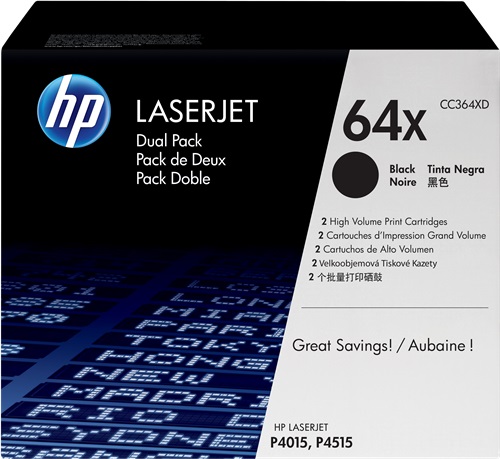 Toner Laser Originale HP  64X, CC364XD