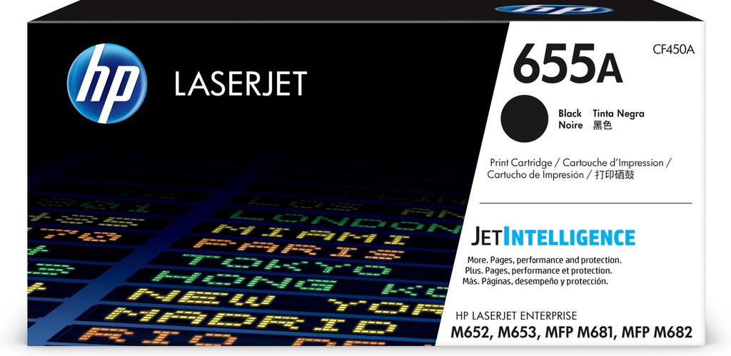 Toner Laser Originale HP  655A, CF450A