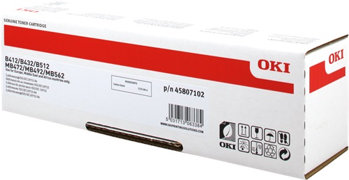 Toner Laser Originale OKI  45807102