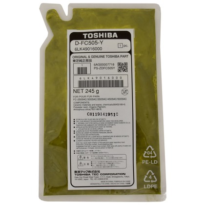 Cartuccia Developer Originale TOSHIBA  6LK49016000, D-FC505-Y