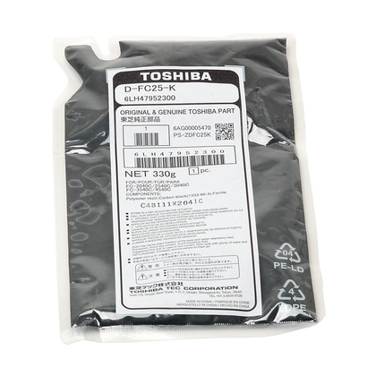 Cartuccia Developer Originale TOSHIBA  6LH47952300, 6LJ04811300, D-FC25-K