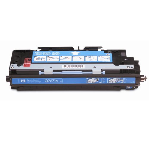 [RTHP28/C] Cartuccia Rigenerata HP Q2671A Ciano 4000 pg