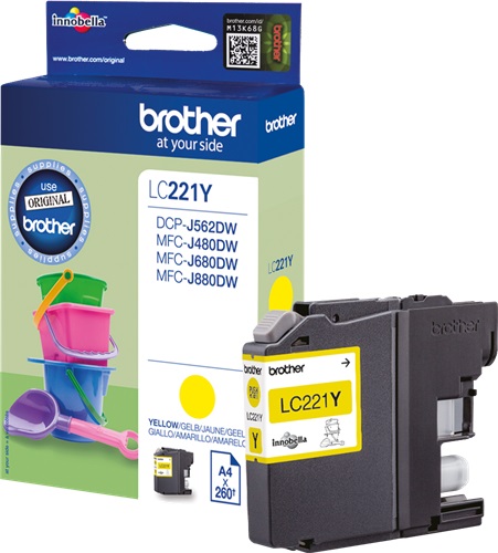 [IO-4609617] Cartuccia BROTHER originale  LC-221Y