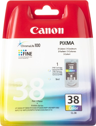 [IO-4606314] Cartuccia CANON originale  2146B001, CL-38