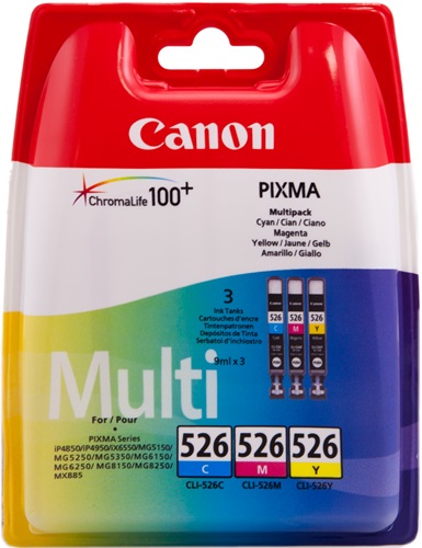 [IO-4606923] Cartuccia CANON originale  4541B006, 4541B009, CLI-526