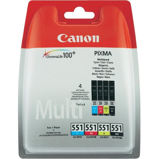 [IO-4608041] Cartuccia CANON originale  6509B009, CLI-551