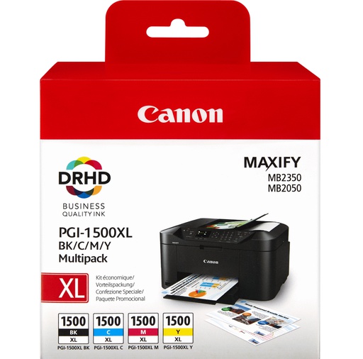 [IO-4609667] Cartuccia CANON originale  9182B004, PGI-1500XL B/C/M//Y