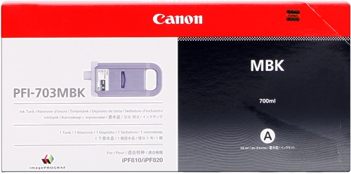 [IO-4603308] Cartuccia CANON originale  2962B001, PFI-703MBK