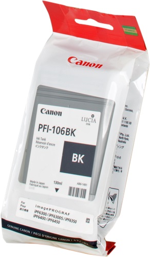 [IO-4603744] Cartuccia CANON originale  6621B001, PFI-106BK