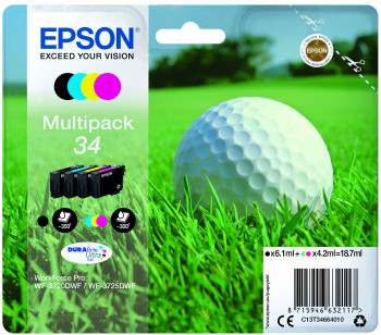 [IO-4604208] Cartuccia EPSON originale  34, C13T34664010