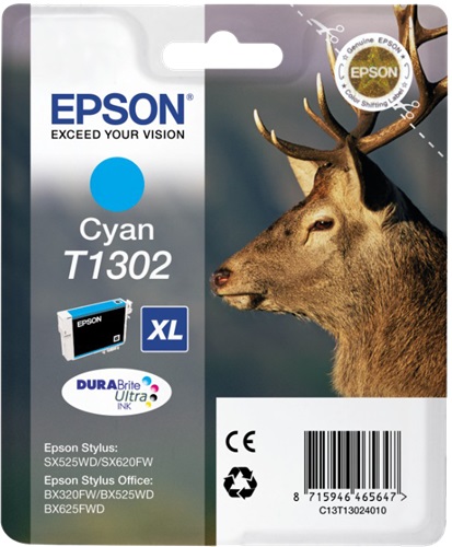 [IO-4607159] Cartuccia EPSON originale  C13T13024010, C13T13024012, T1302