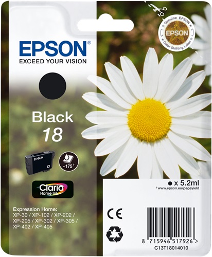 [IO-4607568] Cartuccia EPSON originale  18, C13T18014010, C13T18014012
