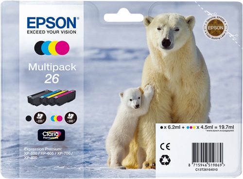 [IO-4607787] Cartuccia EPSON originale  26, C13T26164010