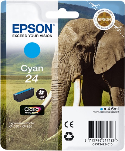 [IO-4607805] Cartuccia EPSON originale  24, C13T24224010, C13T24224012