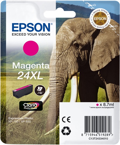 [IO-4607813] Cartuccia EPSON originale  24XL, C13T24334010, C13T24334012