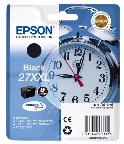 [IO-4608314] Cartuccia EPSON originale  27XXL, C13T27914010, C13T27914012