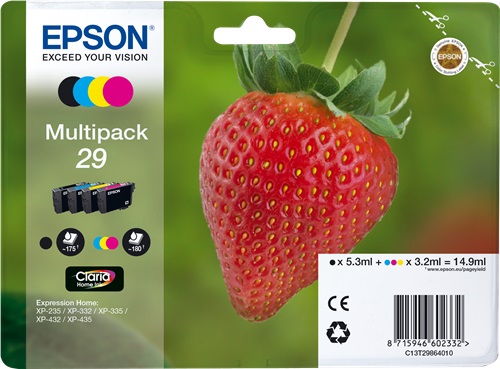 [IO-4608743] Cartuccia EPSON originale  29, C13T29864010, C13T29864012