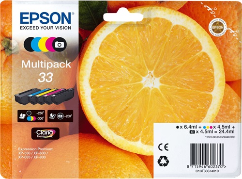 [IO-4608852] Cartuccia EPSON originale  33, C13T33374010, C13T33374011