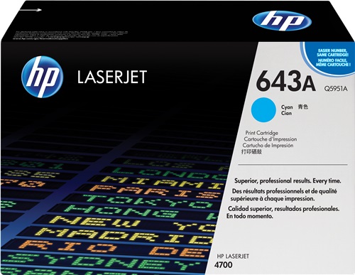 [TO-4602452] Toner Laser Originale HP  643A, Q5951A