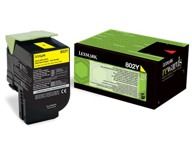 [TO-4608305] Toner Laser Originale LEXMARK  802Y, 80C20Y0