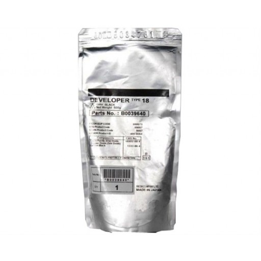 [1460269] Cartuccia Developer Originale LANIER, NASHUATEC, INFOTEC, RICOH  480-0054, 88595817, B003-9640, B0039640, DD5BLK, K107, Type 18