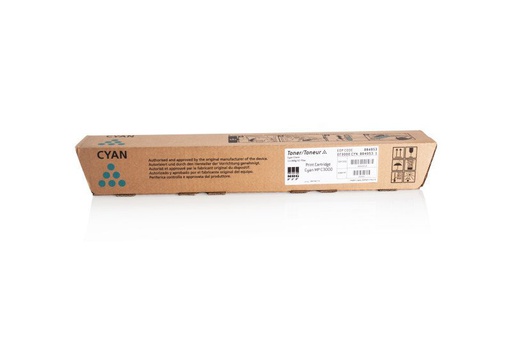 [4602239] Toner originale RICOH, INFOTEC, GESTETNER, NASHUATEC, REX ROTARY  842033, 884949, 884953, 888643, 888675, 89040205, DT3000CYN, K198/C, Type C3000E cyan