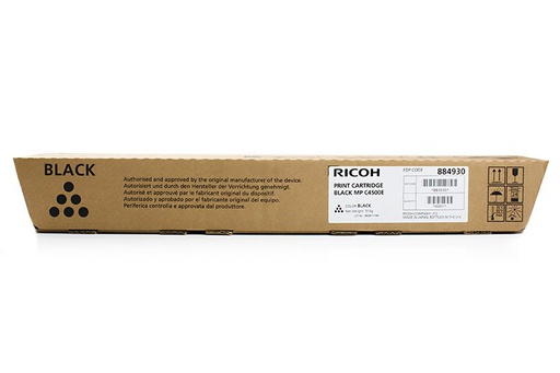[1460296] Toner originale RICOH, INFOTEC, NASHUATEC  842034, 884930, 884934, 888608, 888620, 89040226, DTC4500BLK, K204, Type C4500